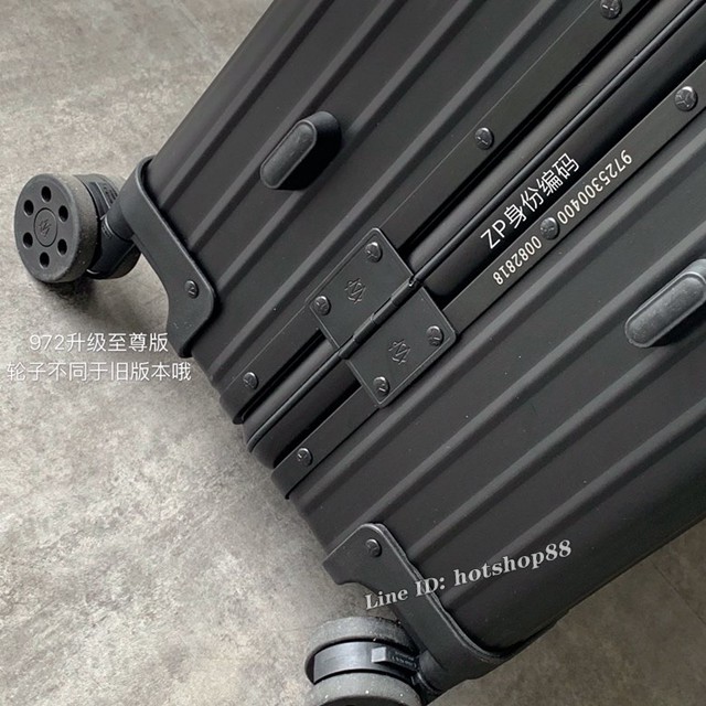 RIMOWA行李箱四輪拉杆箱 日默瓦黑色全鋁行李箱 型號66639 gdx1392